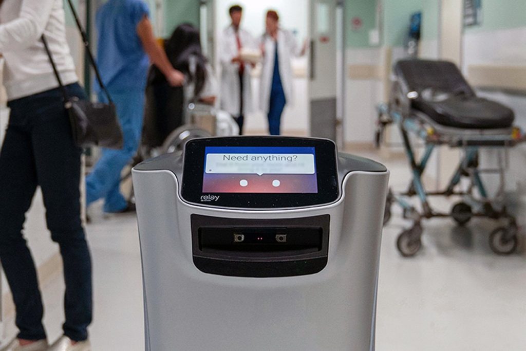 Delivery Robots Relieve Strained Hospitals
