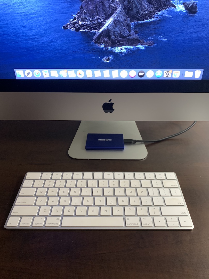 Add an external SSD as main boot disk iMac